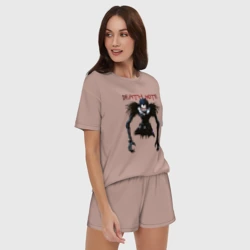 Женская пижама с шортиками хлопок Death Note Ryuk - светлый - фото 2