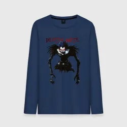Мужской лонгслив хлопок Death Note Ryuk - светлый