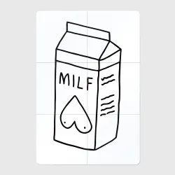 Магнитный плакат 2Х3 Milk - Milf 
