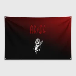 Флаг-баннер Ac/Dc - gradient