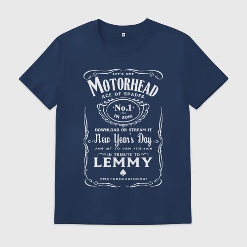 Мужская футболка хлопок Motorhead whiskey 
