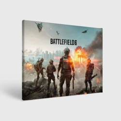 Холст прямоугольный Солдаты из Battlefield 6