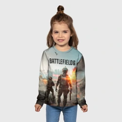 Детский лонгслив 3D Солдаты из Battlefield 6 - фото 2