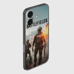 Чехол для iPhone 16 силиконовый с защитой камеры Солдаты из Battlefield 6 - фото 2