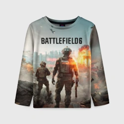 Детский лонгслив 3D Солдаты из Battlefield 6