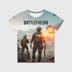 Детская футболка 3D Солдаты из Battlefield 6