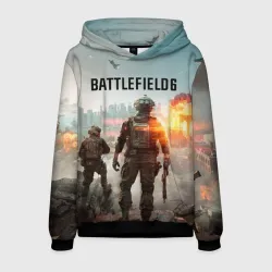 Мужская толстовка 3D Солдаты из Battlefield 6