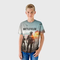 Детская футболка 3D Солдаты из Battlefield 6 - фото 2
