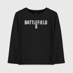 Детский лонгслив хлопок Battlefield 6 logo