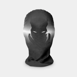 Маска карнавальная 3D Силуэт Бэтмена - градиент 