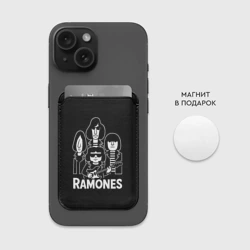 Картхолдер Magsafe магнитный Ramones, силуэты - фото 2