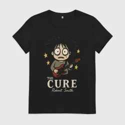 Женская футболка хлопок The Cure рок группа