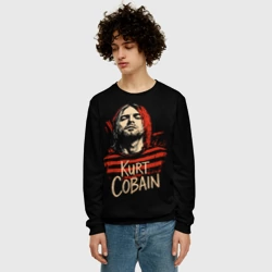 Мужской свитшот 3D Курт Кобейн, Нирвана - фото 2