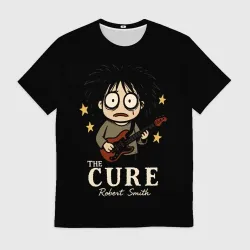 Мужская футболка 3D The Cure, Роберт Смит