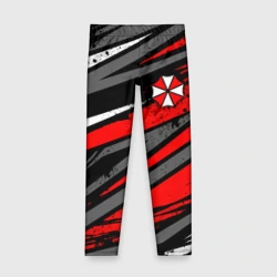 Детские леггинсы 3D Umbrella - red lines
