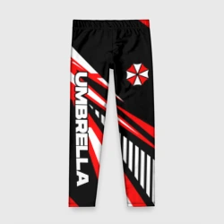 Детские леггинсы 3D Красный спортивный - Umbrella