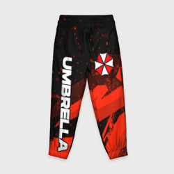 Детские брюки 3D Umbrella corp - красный
