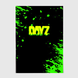 Постер Dayz кислотное краски логотип
