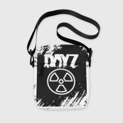 Сумка через плечо 3D Dayz белые краски лого