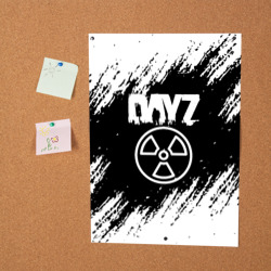 Постер Dayz белые краски лого - фото 2