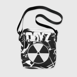 Сумка через плечо 3D Dayz белые краски лого