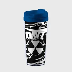 Термокружка-непроливайка Dayz белые краски лого