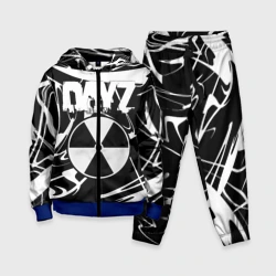 Детский костюм 3D Dayz белые краски лого