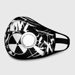 Маска из неопрена Dayz белые краски лого