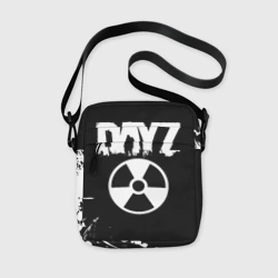 Сумка через плечо 3D Dayz брызги белых красок