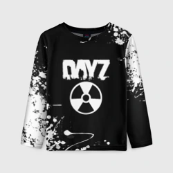 Детский лонгслив 3D Dayz брызги белых красок