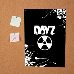 Постер Dayz брызги белых красок - фото 2