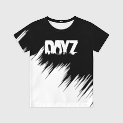 Детская футболка 3D Dayz штрихи красок