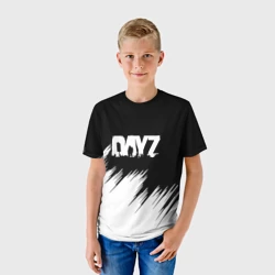 Детская футболка 3D Dayz штрихи красок - фото 2