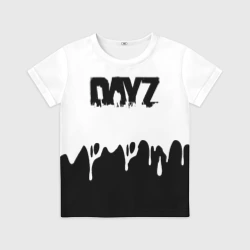 Детская футболка 3D DayZ краски подтёки
