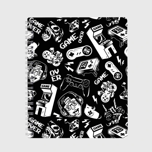 Тетрадь Retro gamer pattern 