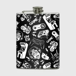 Фляга Retro gamer pattern 