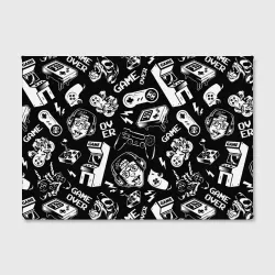 Холст прямоугольный Retro gamer pattern  - фото 2