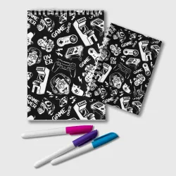Блокнот Retro gamer pattern 