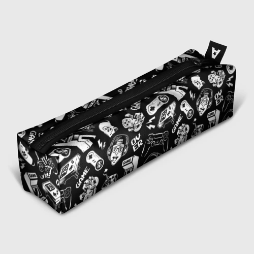Пенал школьный 3D Retro gamer pattern 