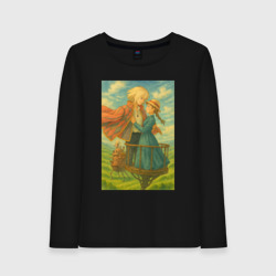 Женский лонгслив хлопок Шагающий замок