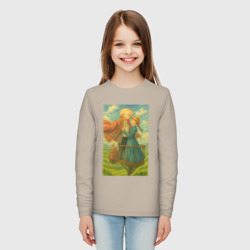 Детский лонгслив хлопок Шагающий замок - фото 2