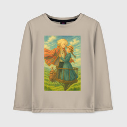 Детский лонгслив хлопок Шагающий замок