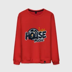 Мужской свитшот хлопок House Music