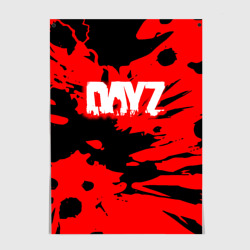 Постер Dayz текстура краски монстр