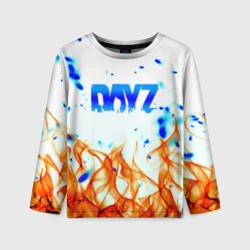 Детский лонгслив 3D Dayz огненное пламя