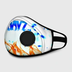 Маска из неопрена Dayz огненное пламя