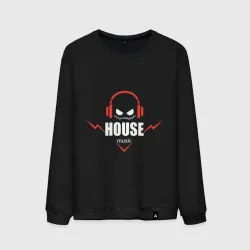 Мужской свитшот хлопок House Music