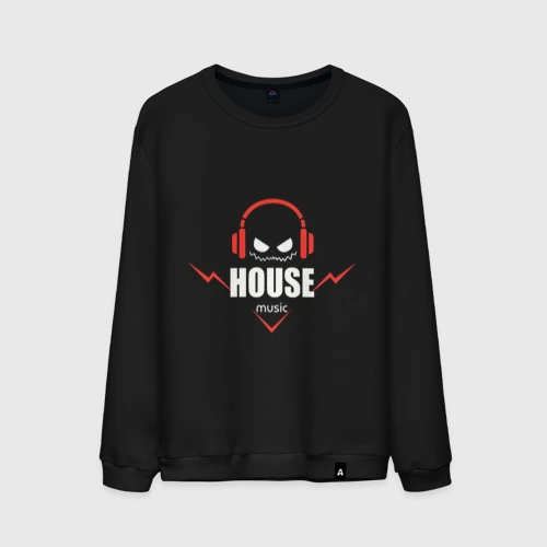 Мужской свитшот хлопок House Music