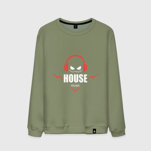 Мужской свитшот хлопок House Music