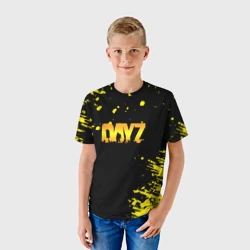 Детская футболка 3D Dayz краски желтые краски - фото 2